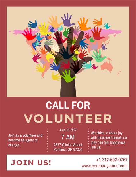 volunteer poster maker|Customize 287+ Volunteer Flyers Templates Online .